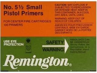 Remington small pistol primers